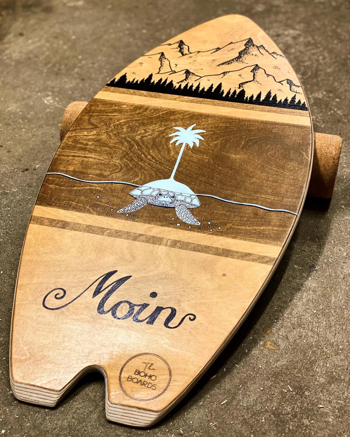 Personalisiertes Balance Board inkl. Rolle