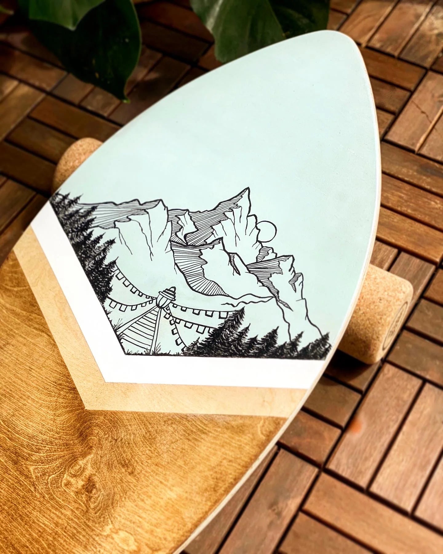 Personalisiertes Balance Board inkl. Rolle