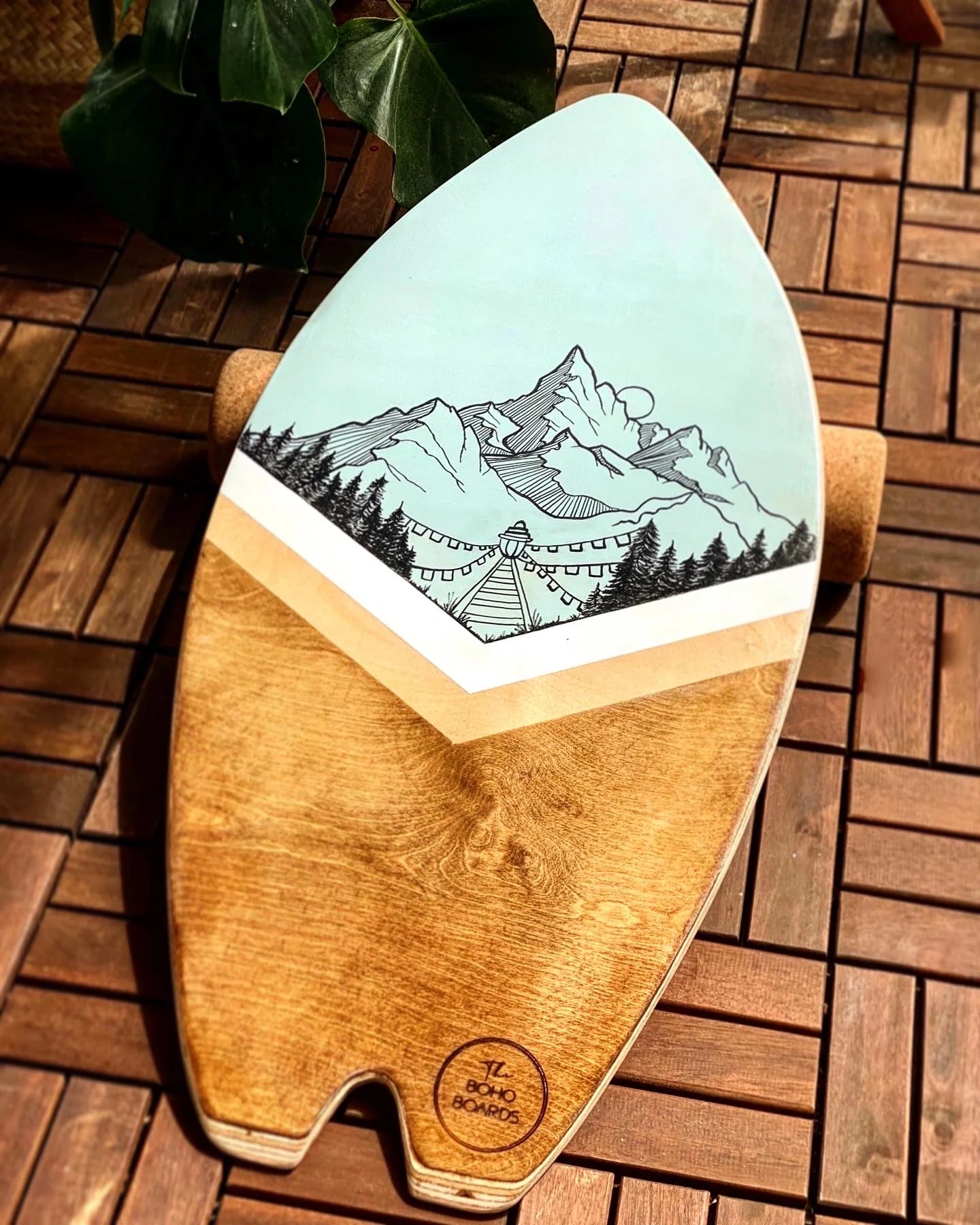 Personalisiertes Balance Board inkl. Rolle