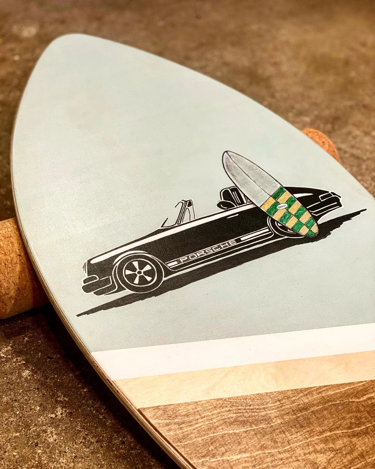 Personalisiertes Balance Board inkl. Rolle