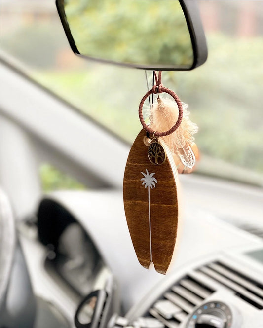 Handbemalter Surfboard-Anhänger