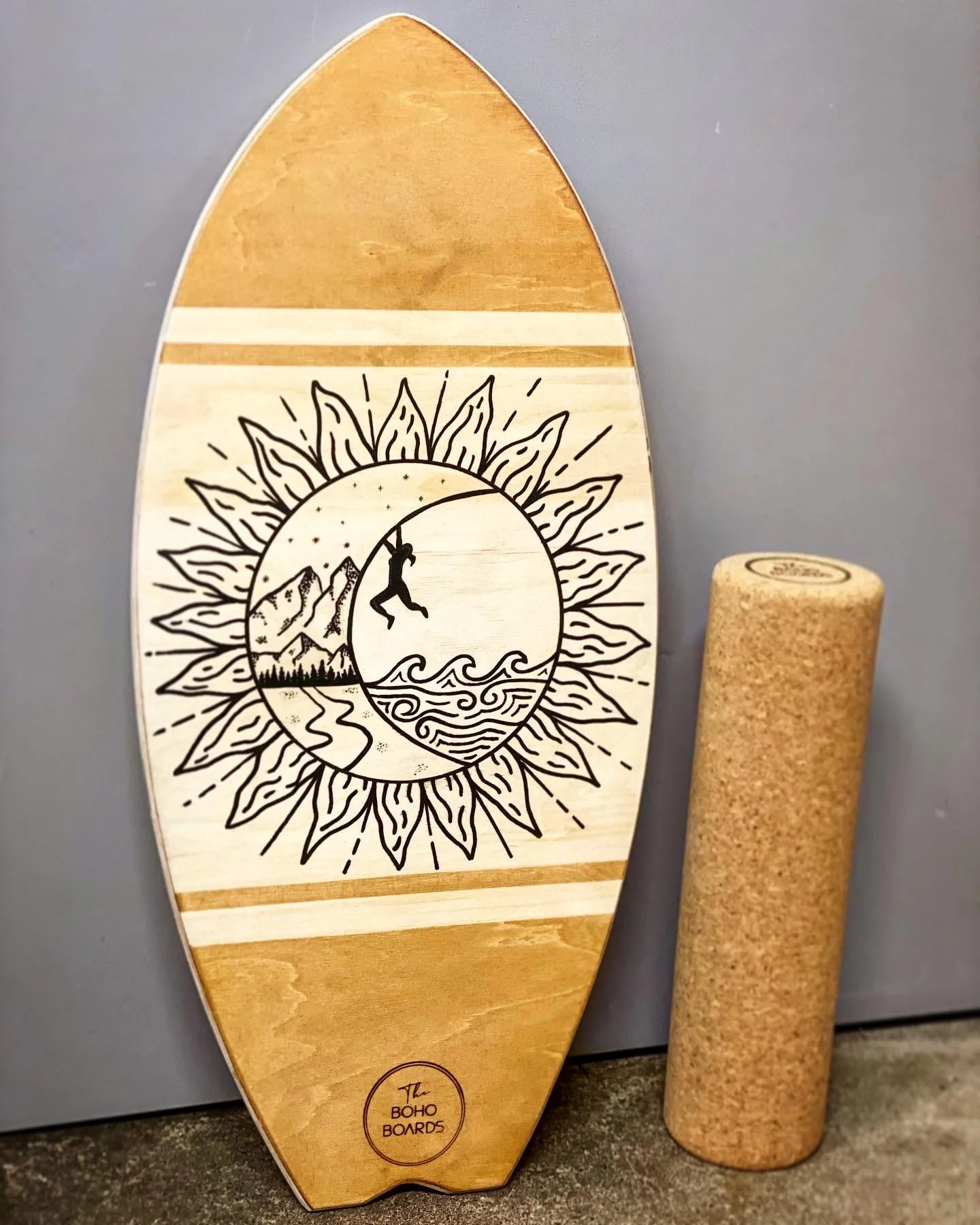 Personalisiertes Balance Board inkl. Rolle