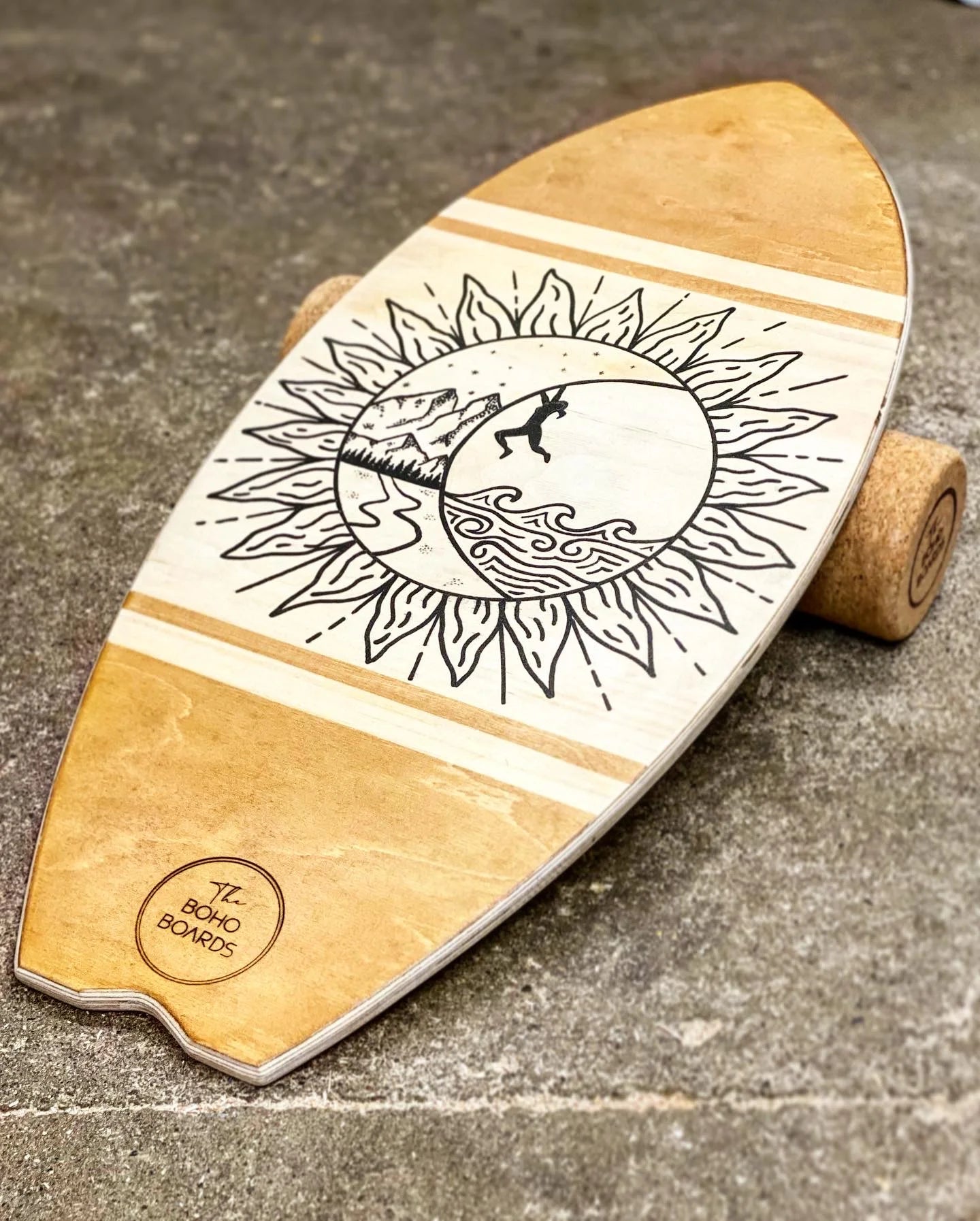 Personalisiertes Balance Board inkl. Rolle