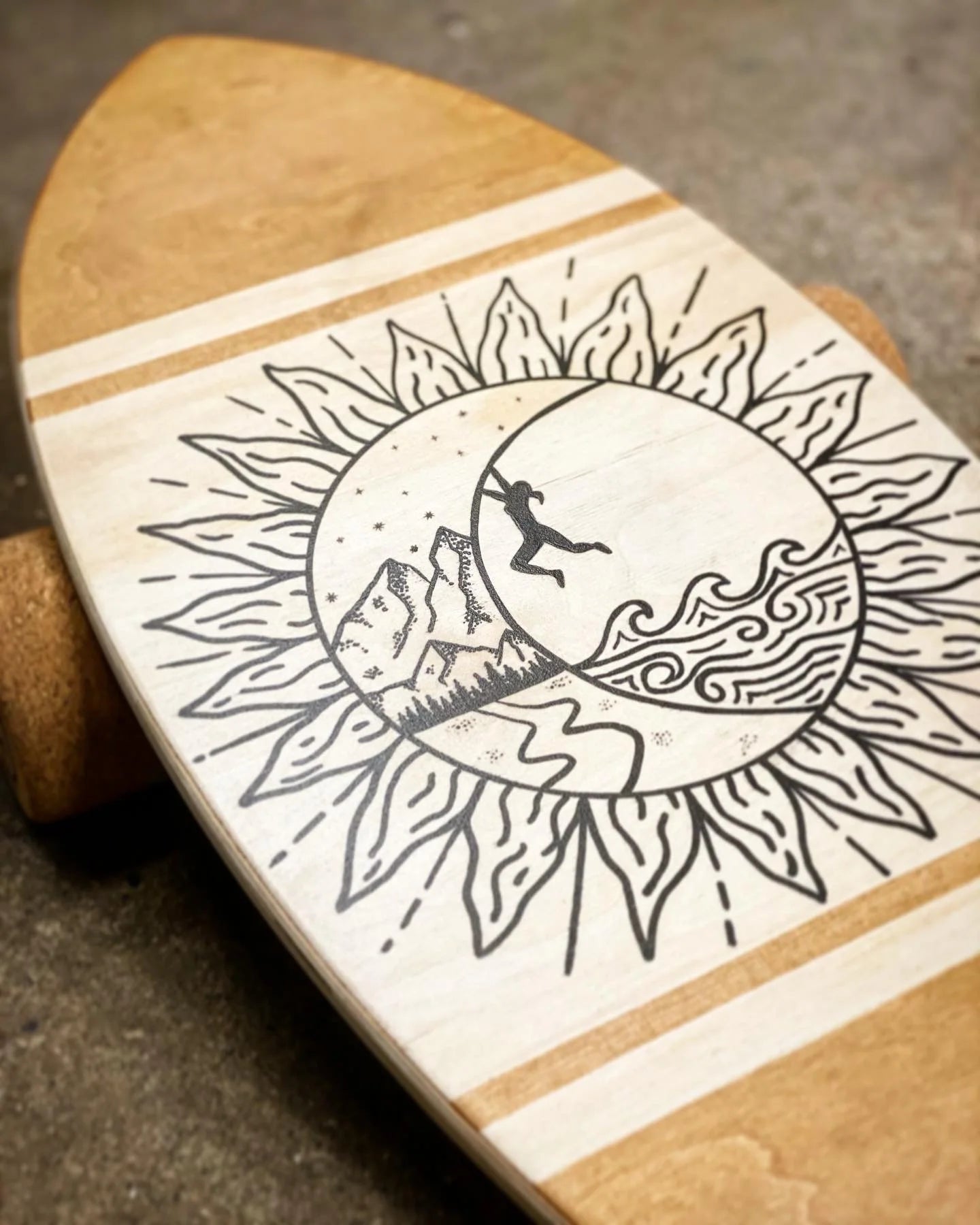 Personalisiertes Balance Board inkl. Rolle