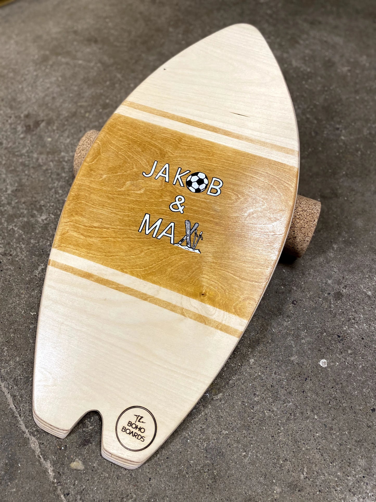 Personalisiertes Balance Board inkl. Rolle