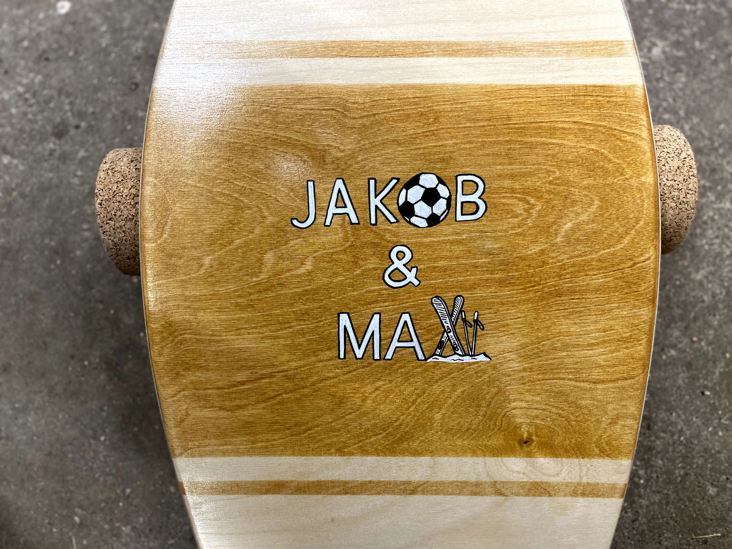 Personalisiertes Balance Board inkl. Rolle