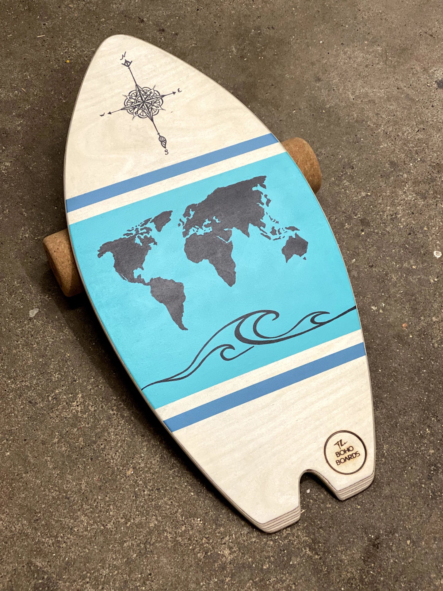 Personalisiertes Balance Board inkl. Rolle