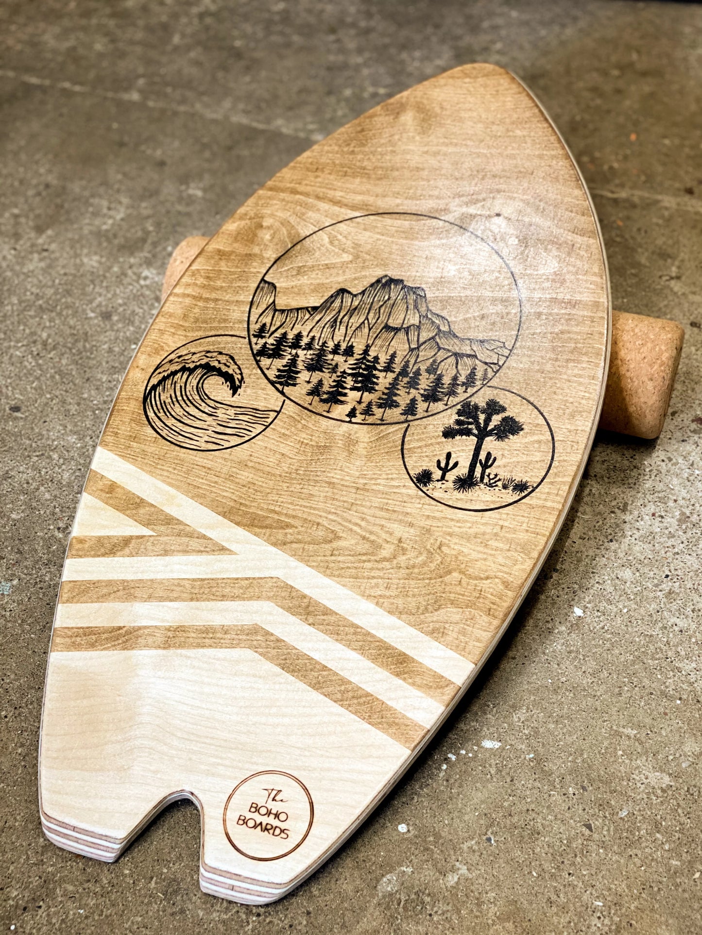 Personalisiertes Balance Board inkl. Rolle