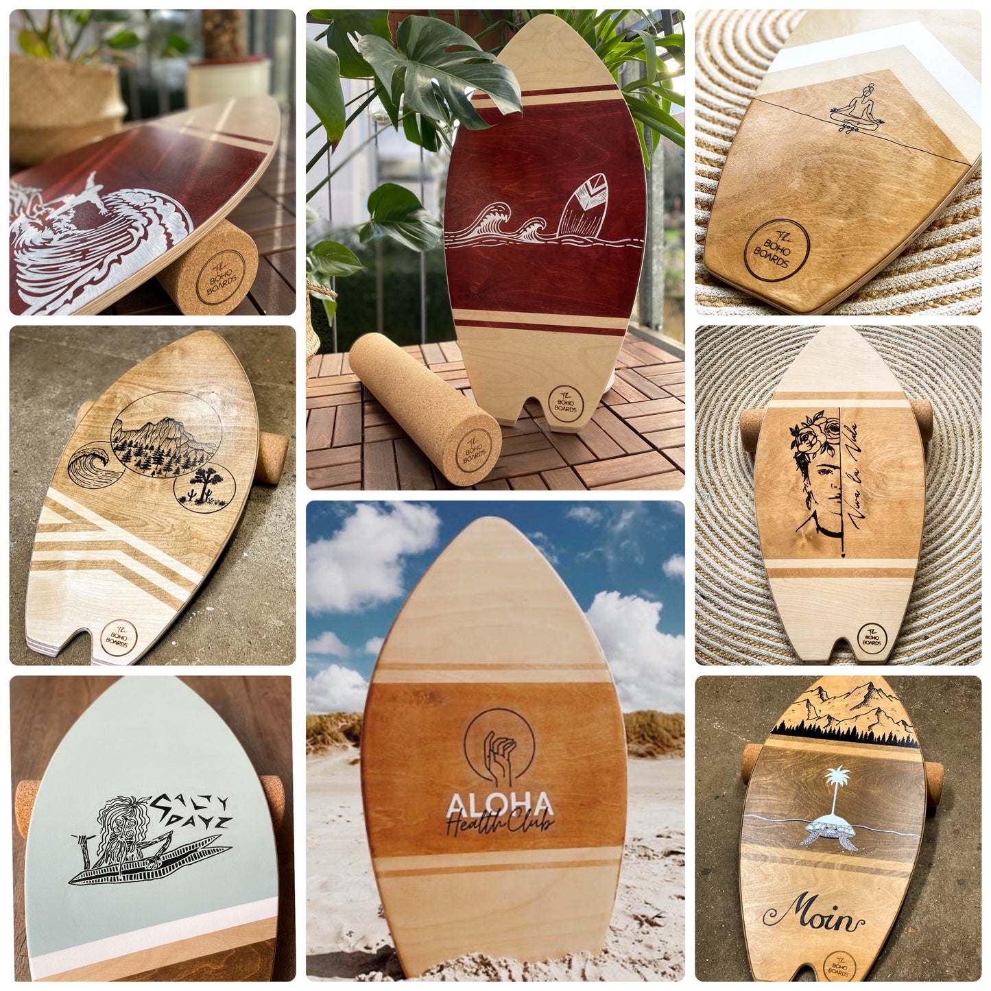 Personalisiertes Balance Board inkl. Rolle