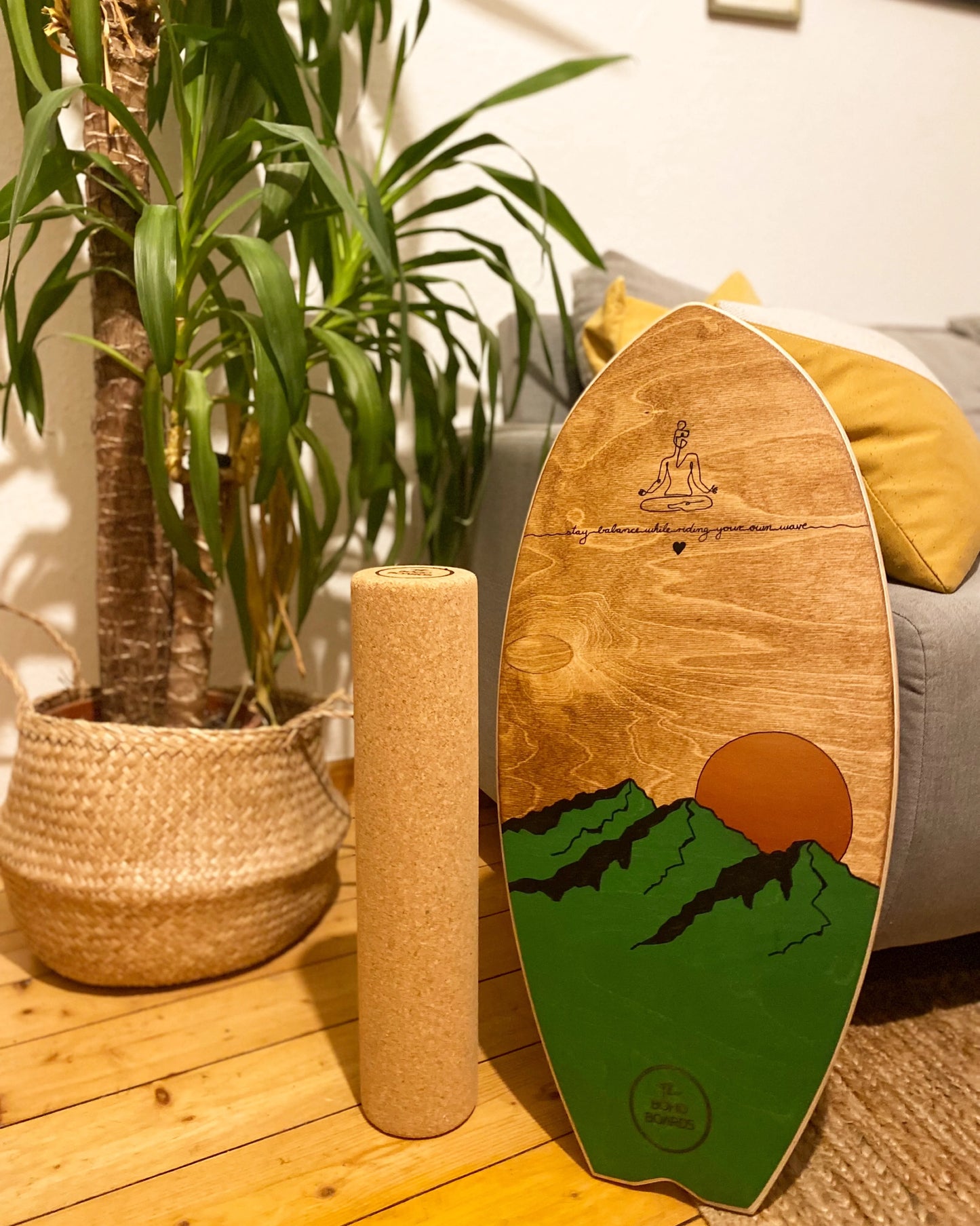 Personalisiertes Balance Board inkl. Rolle