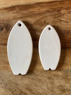 Handbemalter Surfboard-Anhänger