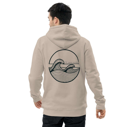 Cooler unisex hoodie mit dem Wellen Logo von The Boho-Boards