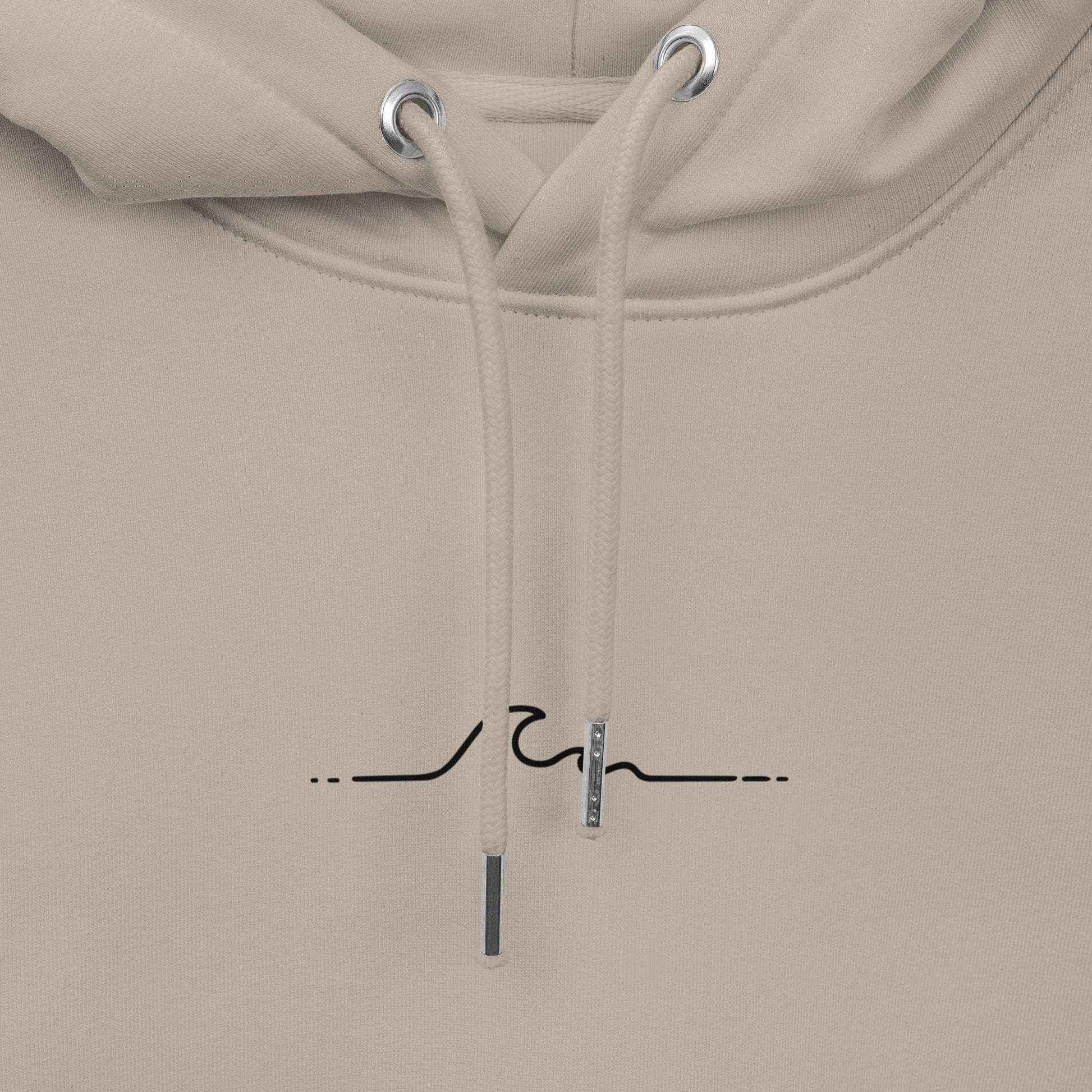 Cooler unisex hoodie mit dem Wellen Logo von The Boho-Boards